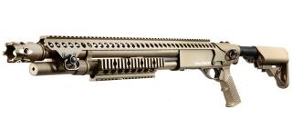 M870 Breacher Medium Dark Earth Shotgun Full Metal by G&P